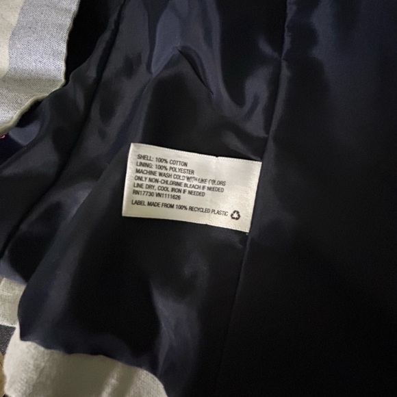 Merona Striped Blazer Blue and White • Used • Size: 10 - Picture 8 of 10